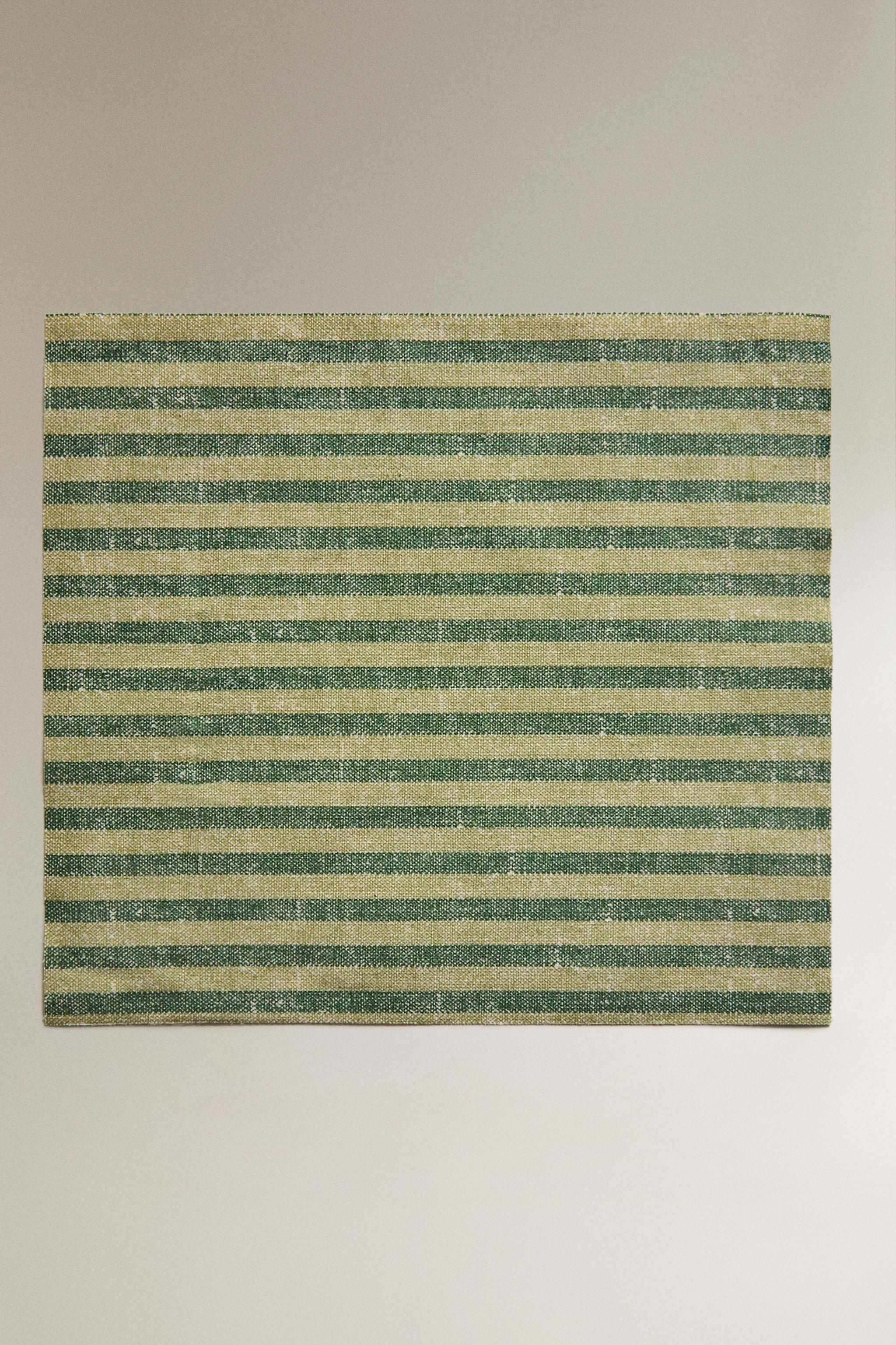 PACK OF REUSABLE STRIPED NAPKINS (PACK OF 20)